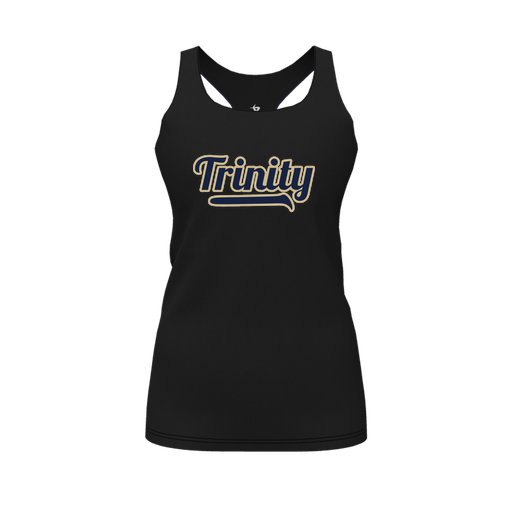 [CUS-DFW-RCBK-PER-BLK-FYS-LOGO2] Racerback Tank Top (Female Youth S, Black, Logo 2)