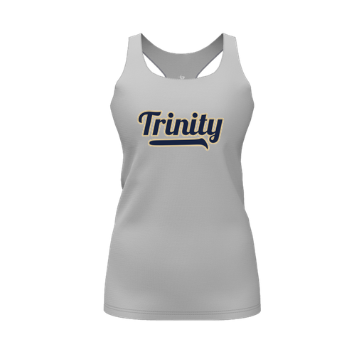 [FT0TRBGY-FYS-LOGO2] Decker Racerback Tank Top (Female Youth S, Gray, Logo 2)