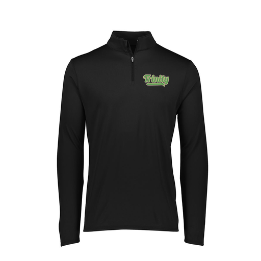 [FTLQFLBK-FAXS-LOGO3] Decker Women's Flex-Lite 1/4 Zip Shirt (Female Adult XS, Black, Logo 3)