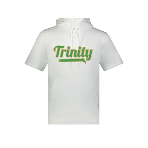 [6871.005.S-LOGO3] Men's Dri Fit Short Sleeve Hoodie (Adult S, White, Logo 3)