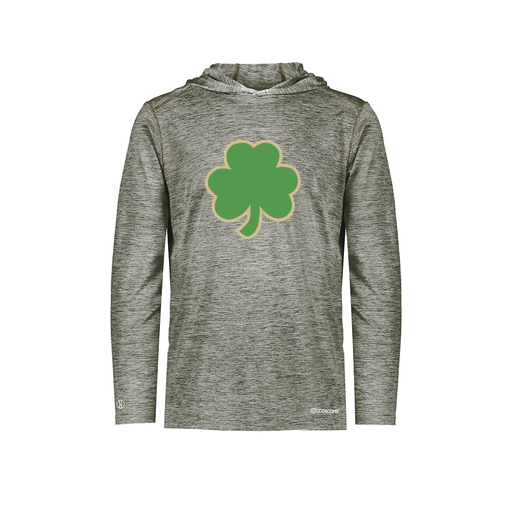 [FOLHCGGY-AS-LOGO1] Decker Men's Charge Hoodie (Adult S, Gray, Logo 1)