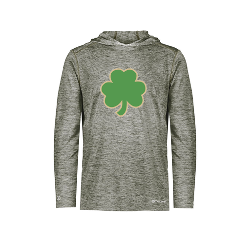 [FOLHCGGY-YS-LOGO1] Decker Youth Charge Hoodie (Youth S, Gray, Logo 1)