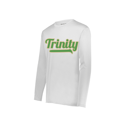 [222822.005.XS-LOGO3] Men's LS Smooth Sport Shirt (Adult XS, White, Logo 3)