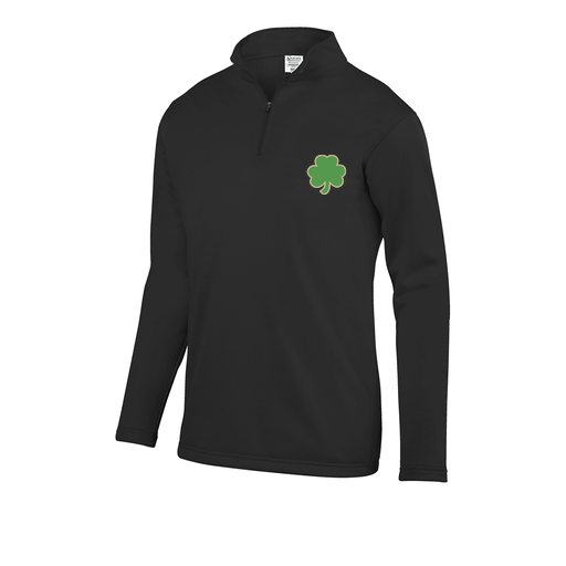 [DFW-FFQZ-BLK-AS-LOGO1] Men's FlexFleece 1/4 Zip (Adult S, Black, Logo 1)