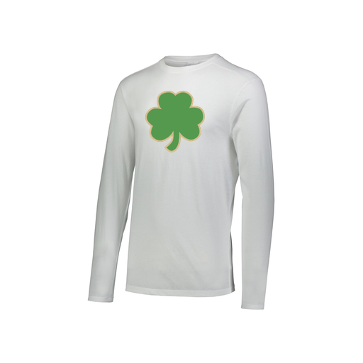 [3076.005.S-LOGO1] Youth LS Ultra-blend T-Shirt (Youth S, White, Logo 1)